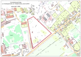 Ситуационный план земельного участка в Тосно Кадастровые работы в Тосно