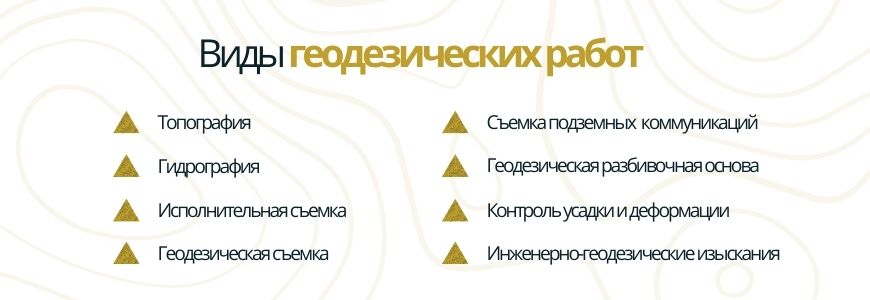 Виды геодезических работ Виды геодезических работ Бабино